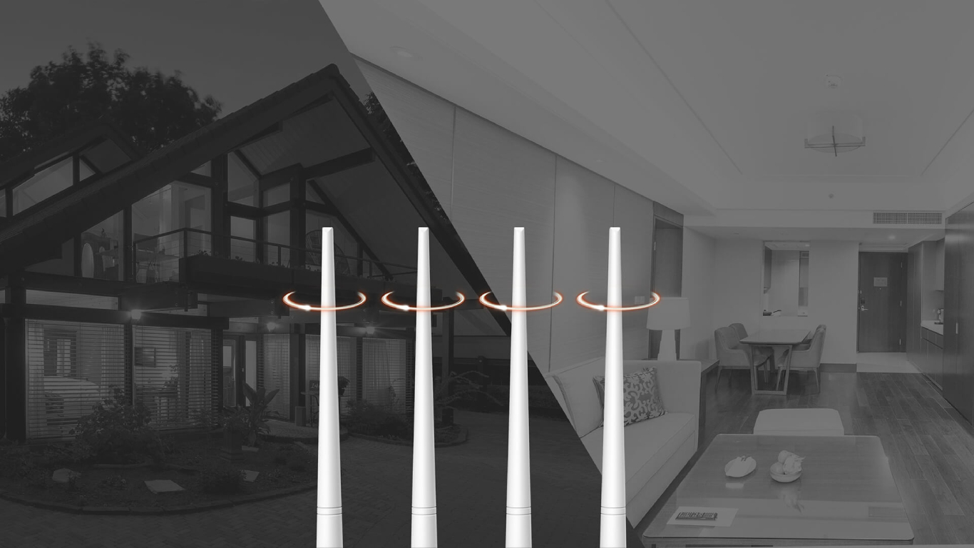 Roteador Wi-Fi Tenda F6 300Mbps 4 Antenas 5dbi